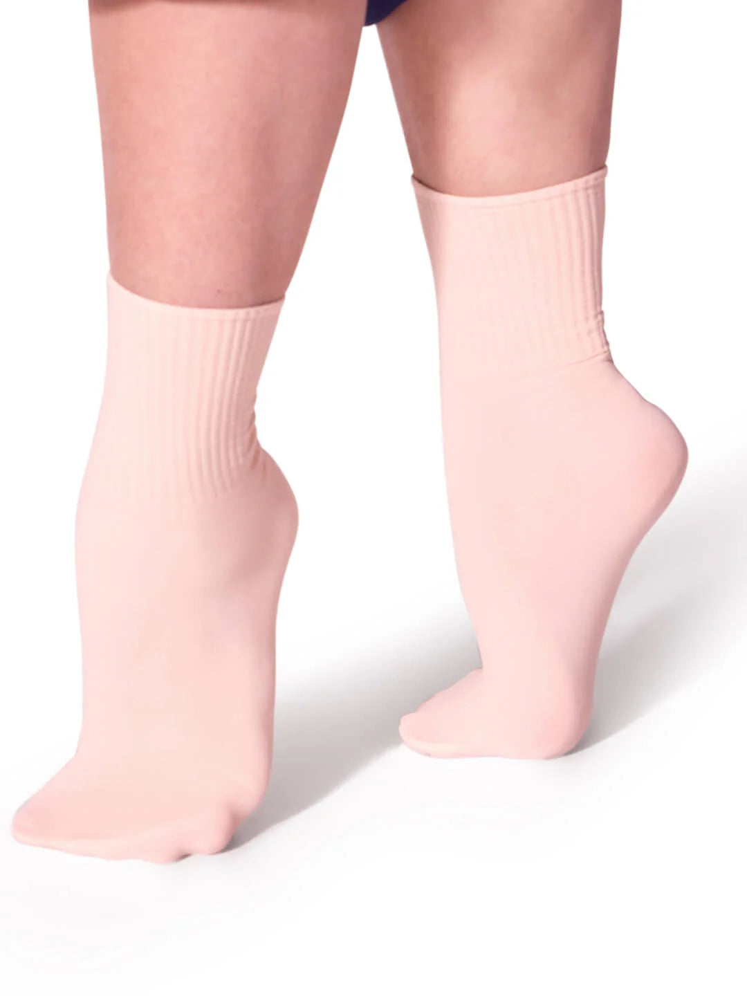 Ribbed Sock Ballet Pink