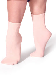 Ribbed Sock Ballet Pink