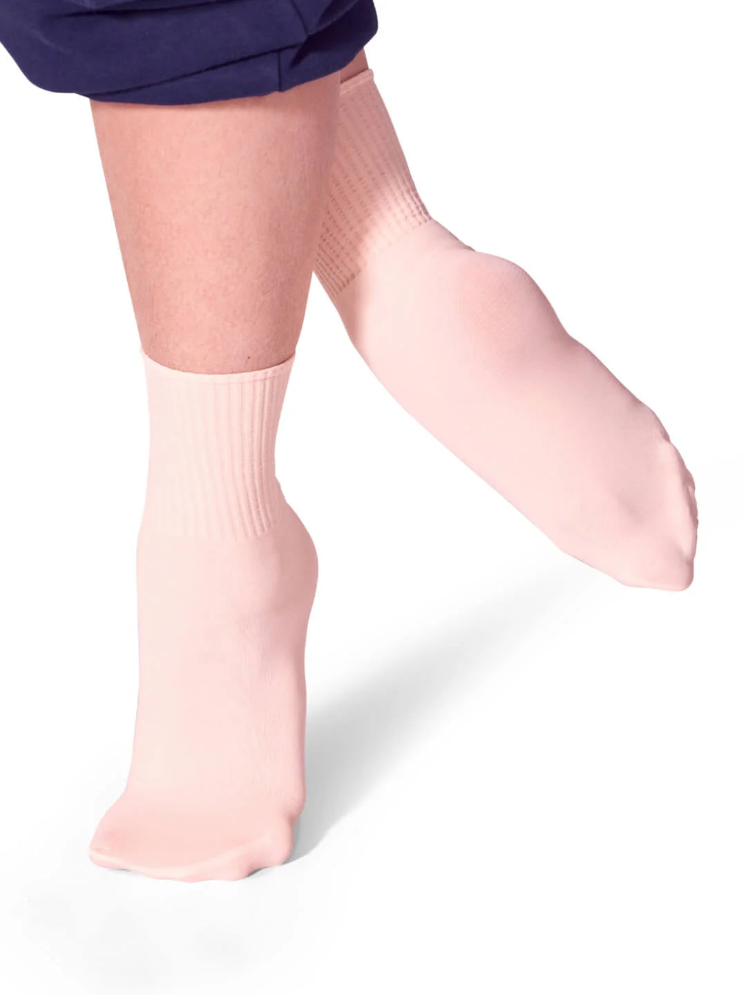 Ribbed Sock Ballet Pink