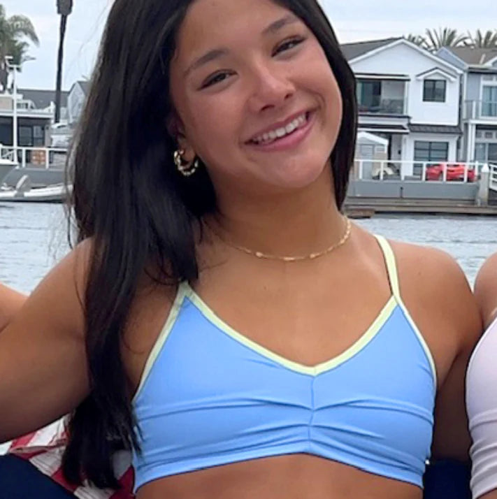 Bliss Bra Top Cloud Blue Limeaide