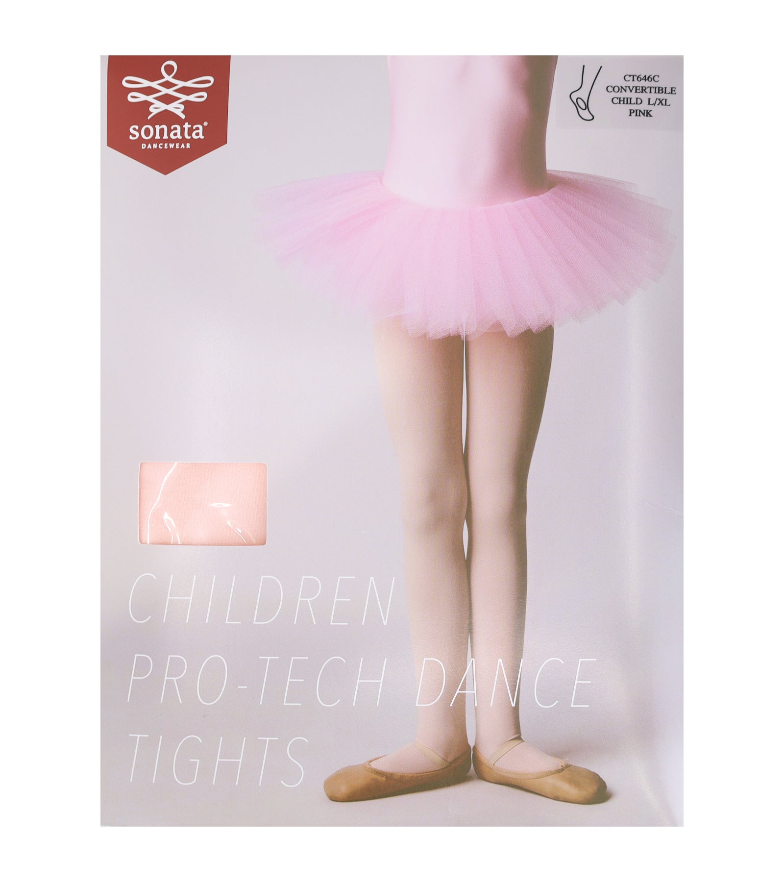 Children Convertible Tights Pink