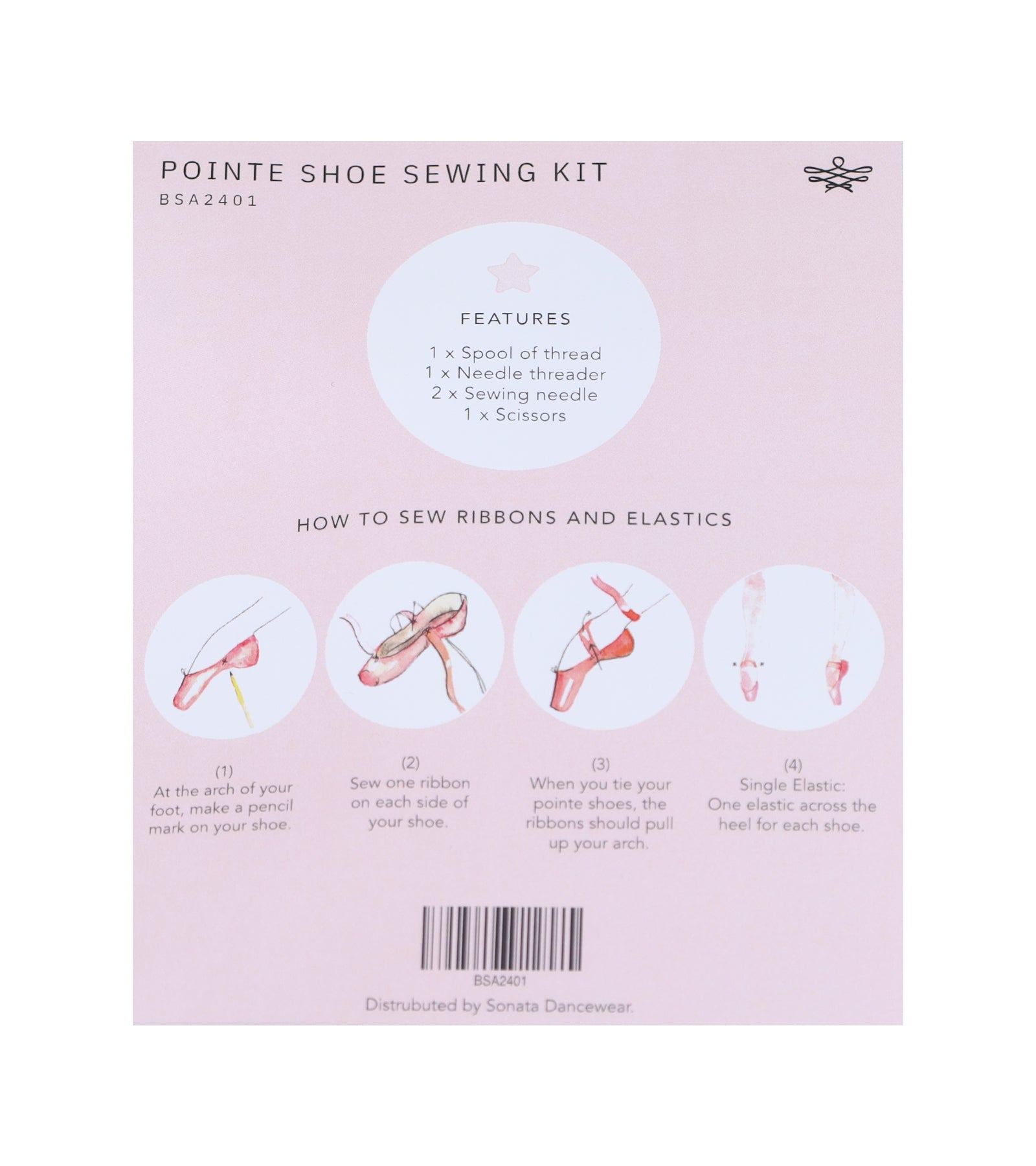 Pointe Shoe Sewing Kit