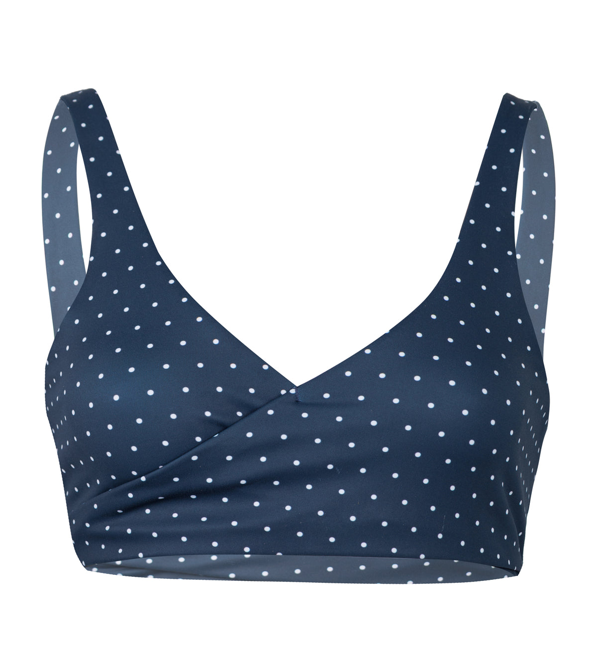 Dottie Top French Blue Polka Dot