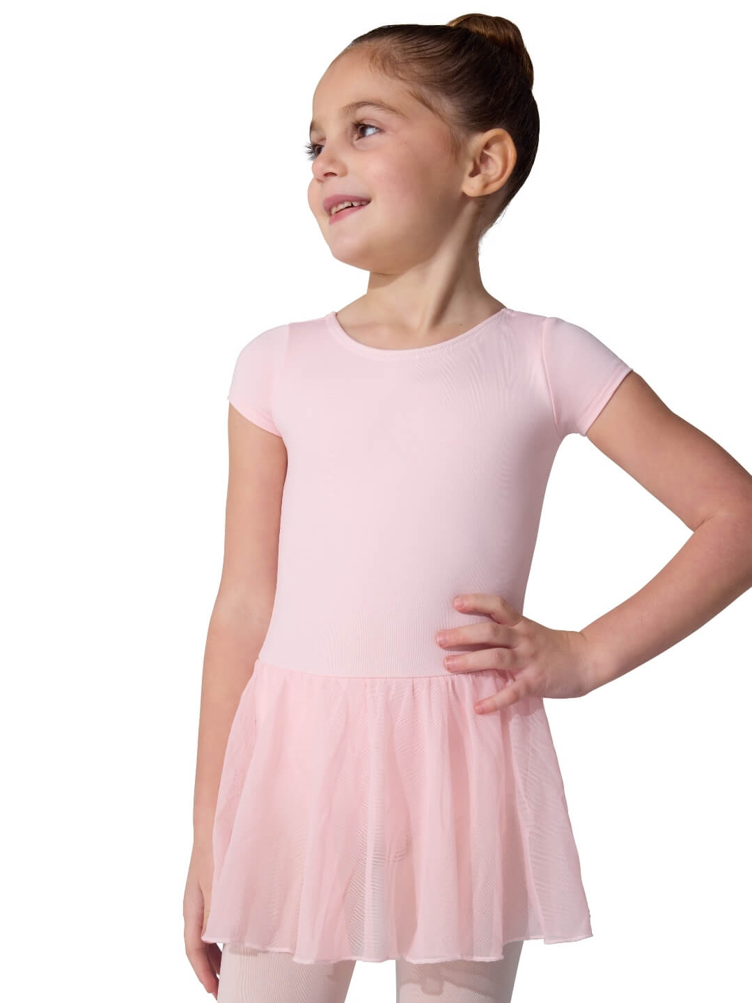 Essential Short Sleeve Dress Pink