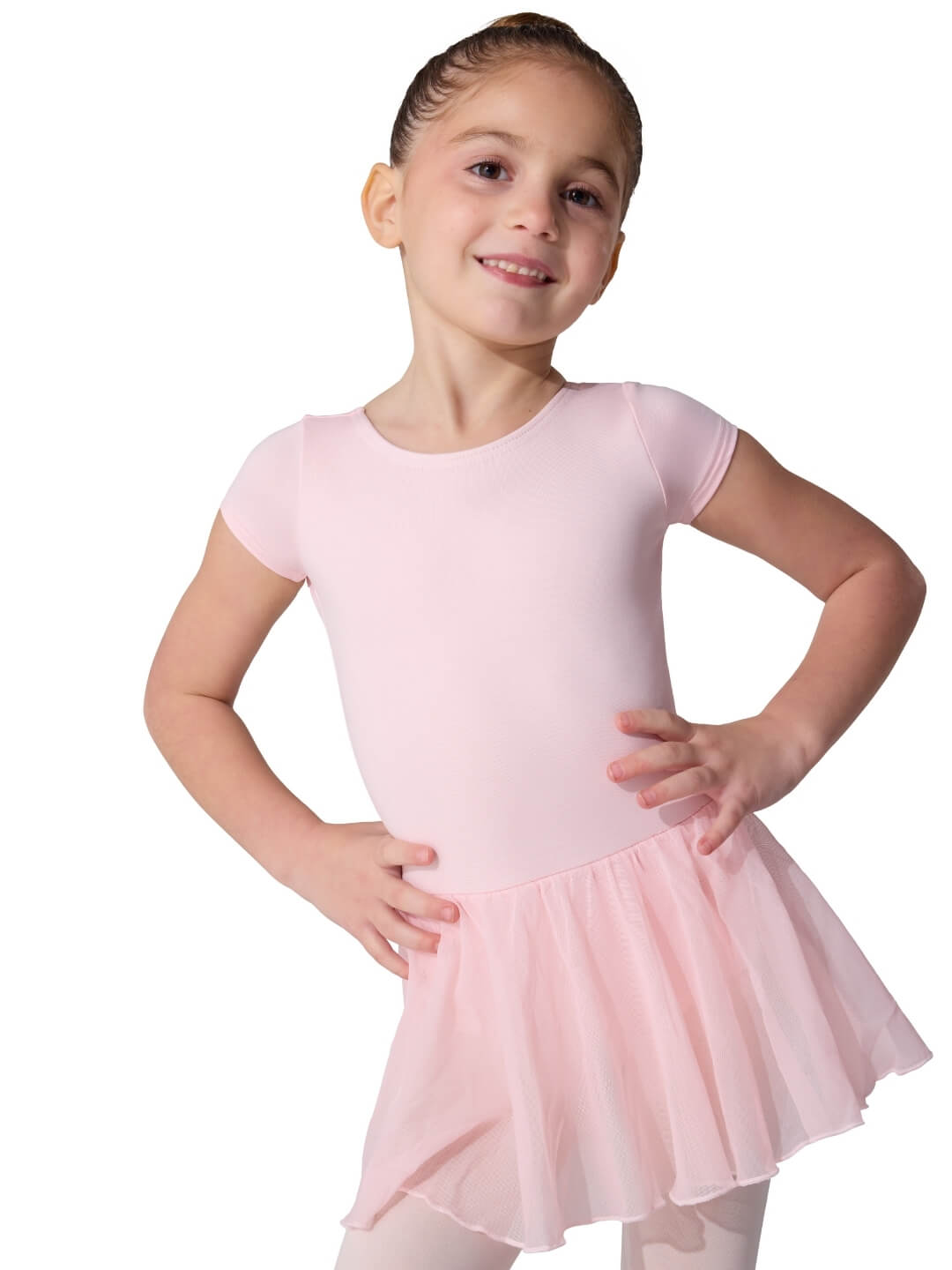 Essential Short Sleeve Dress Pink
