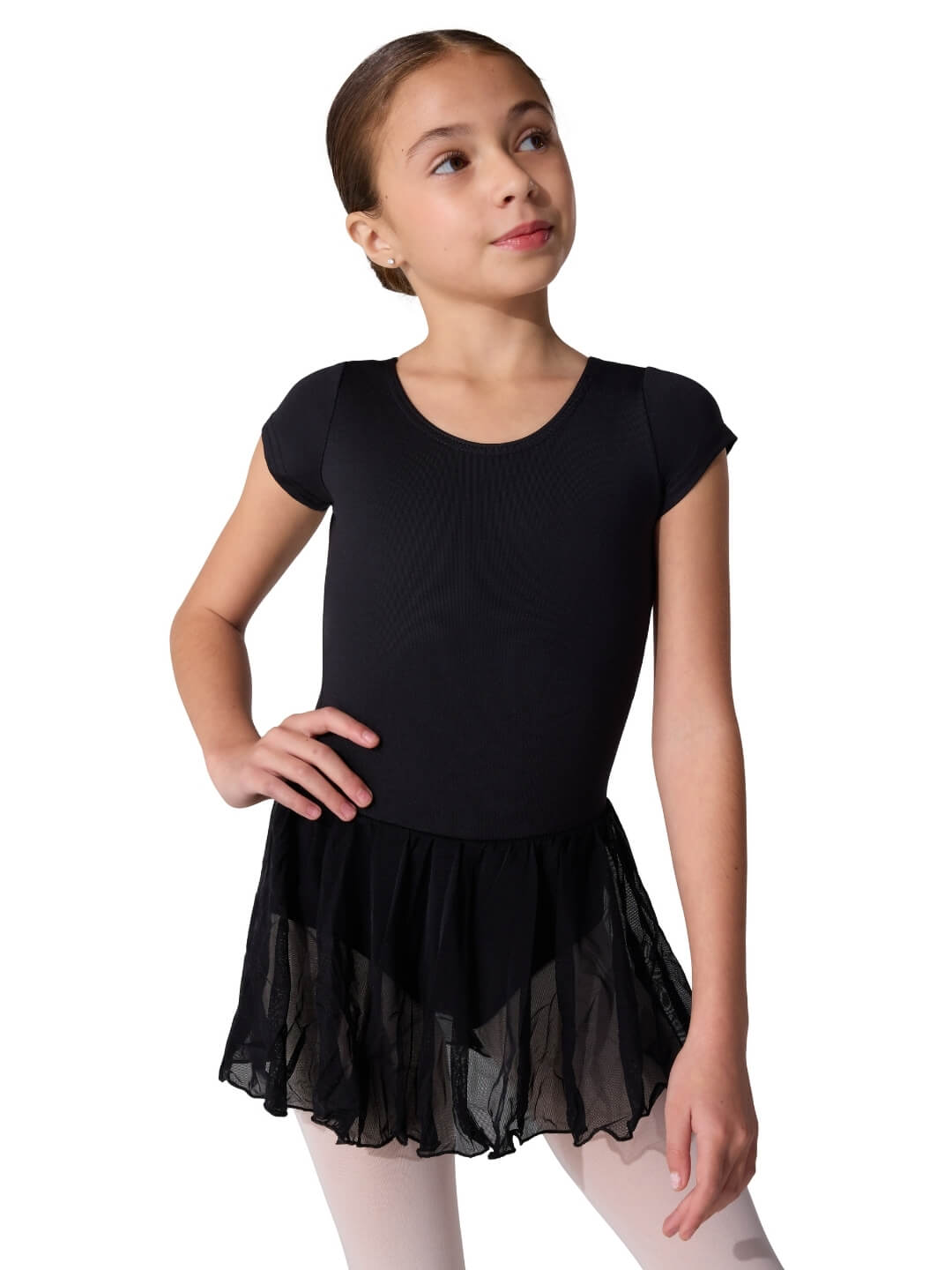 Essential Short Sleeve Dress Black