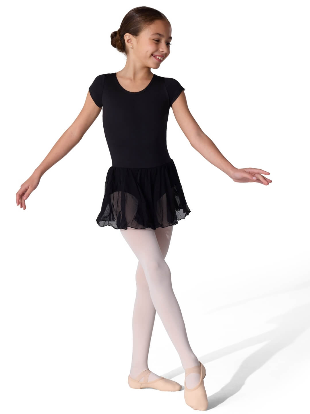 Essential Short Sleeve Dress Black