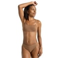 Seamless Low Rise Thong Mocha