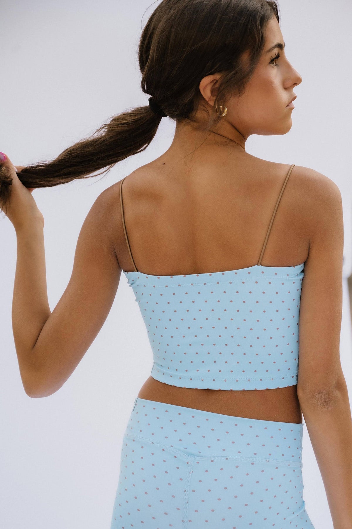 Brea Cami Blue Drift Polka Dot