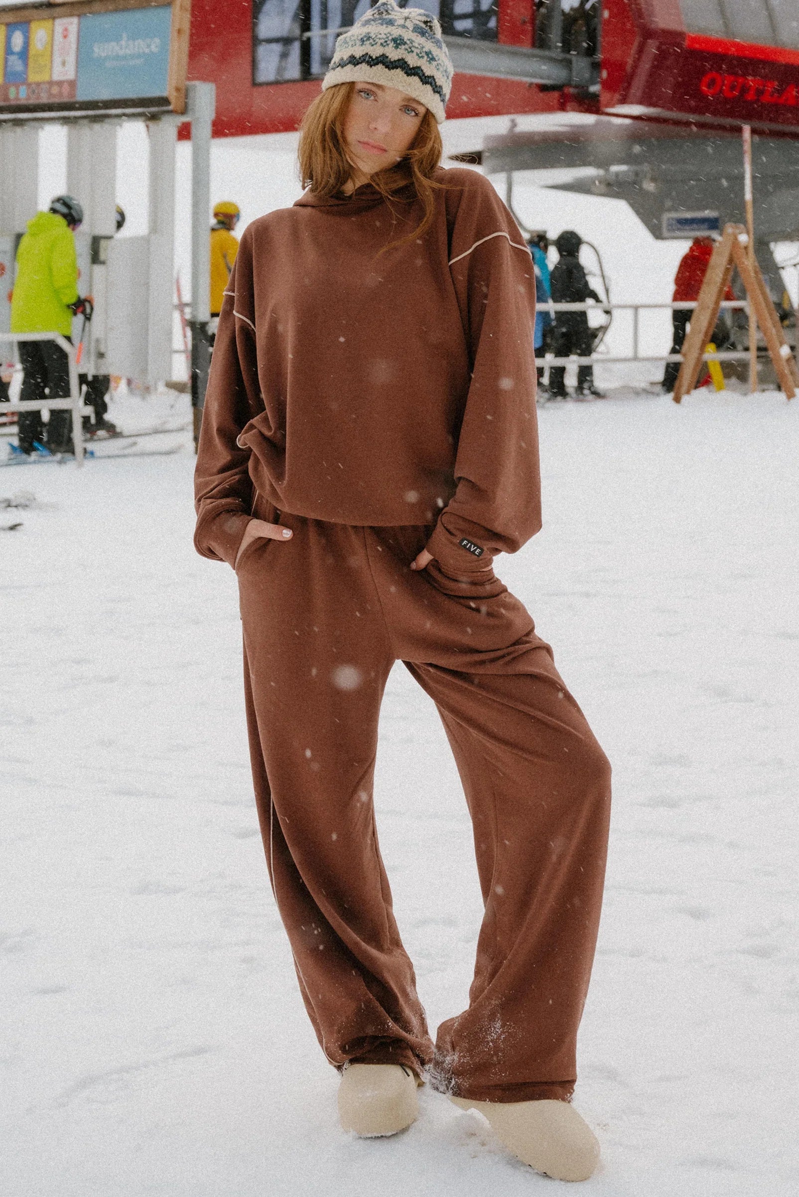 Luxe Sweatpant - Cafe