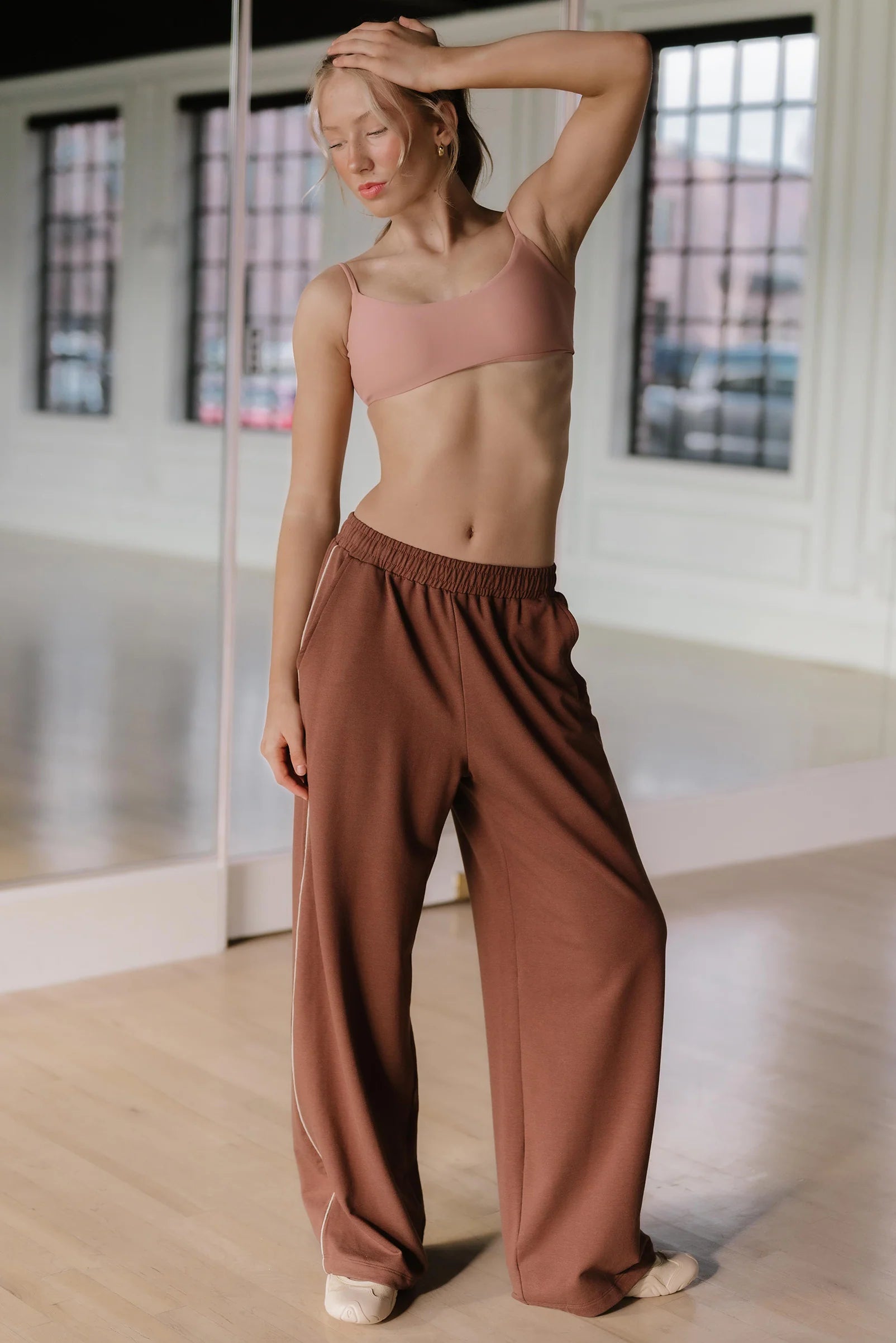 Luxe Sweatpant - Cafe