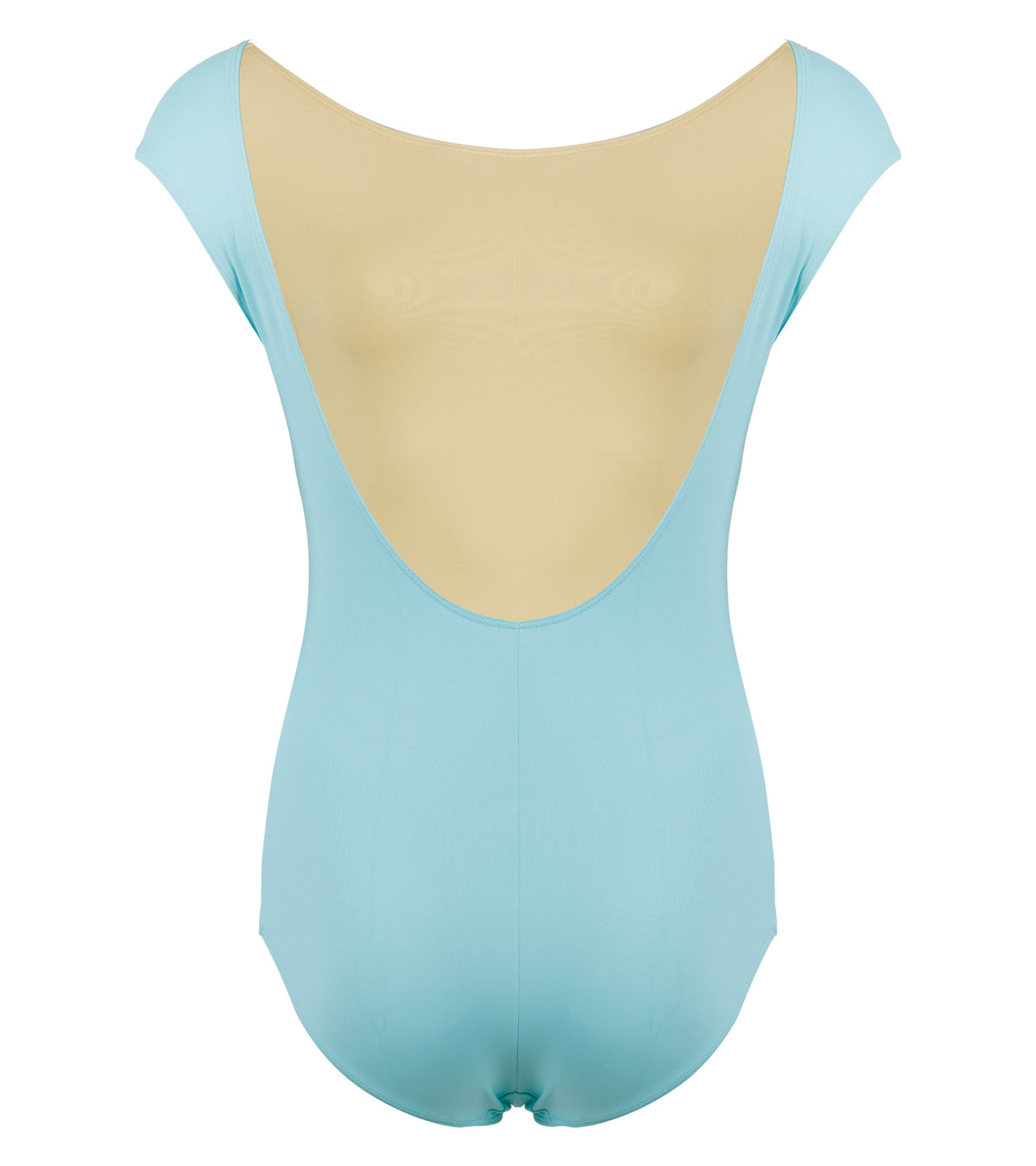 Classic Ballet Leotard with American-Cut Shoulders, Boat Neck and Open Back Aquarios