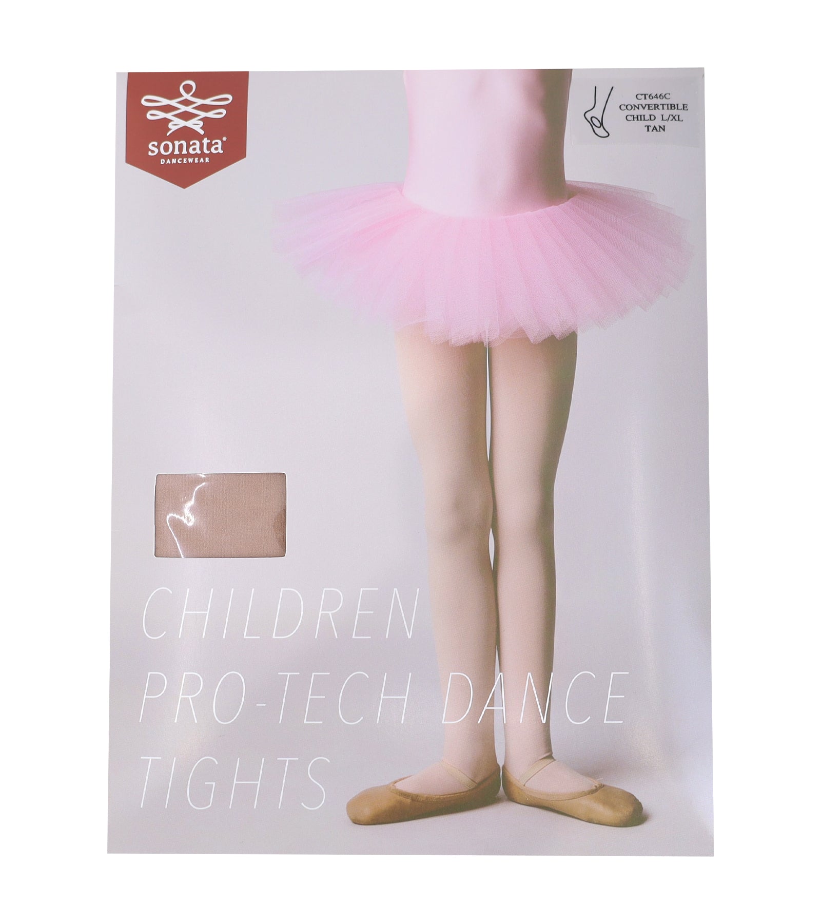 Children Convertible Tights Tan